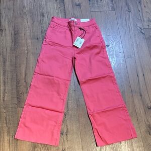 Zenana Outfitters Pink Wide-Leg Trousers